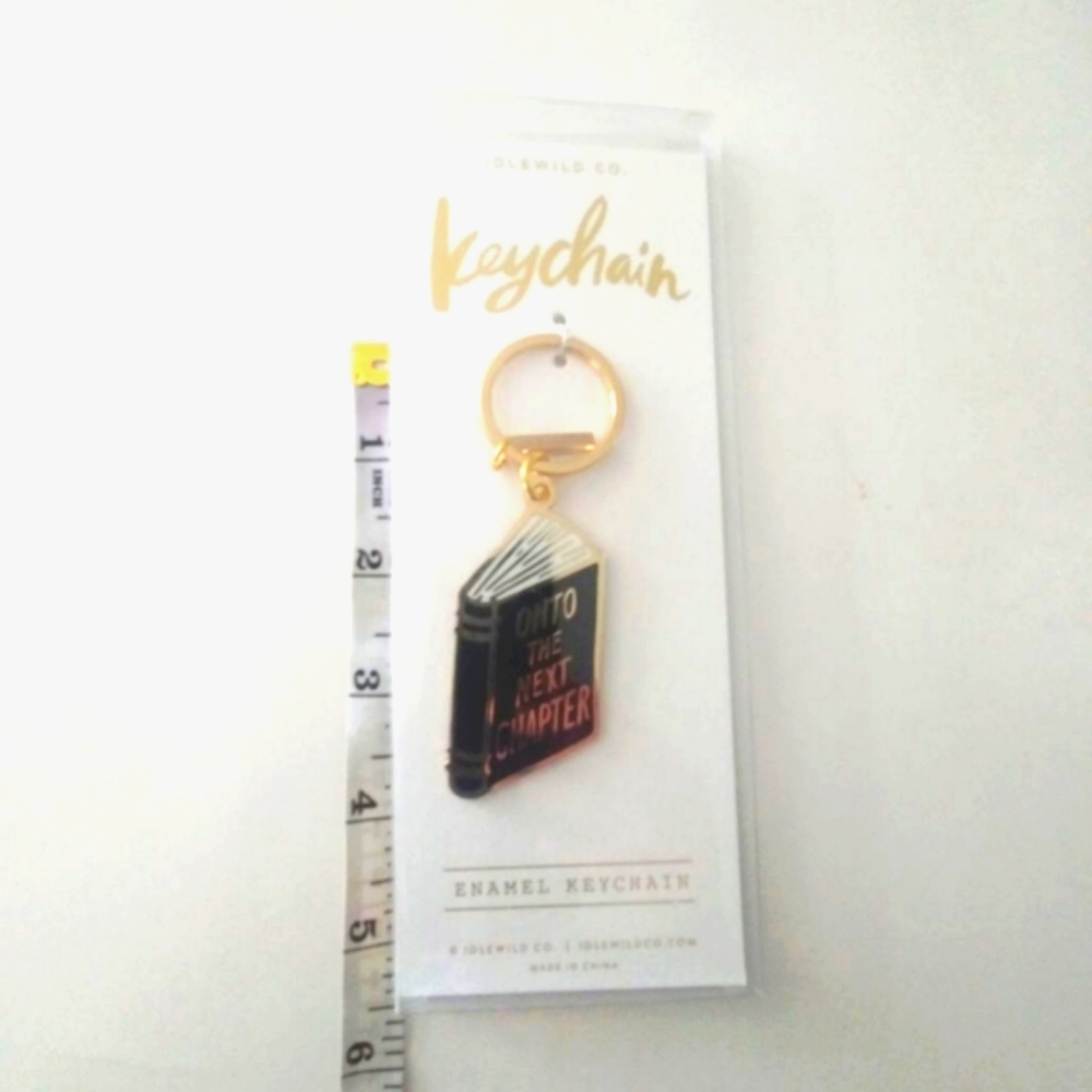 Graduation Keychain Enamel Book - Picture 2 of 4